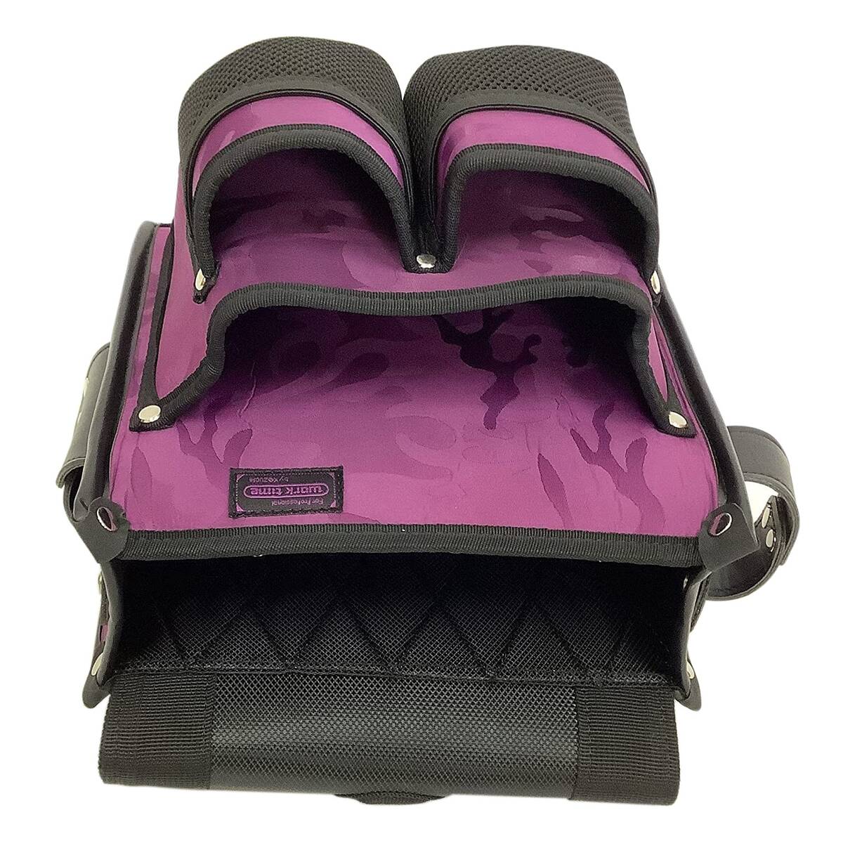 送料無料】ワークタイム コヅチ 腰袋 仮枠袋 迷彩パープル KNR