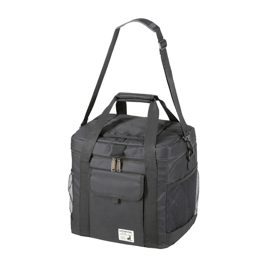 キャプテンスタッグ スーパークールソフトクーラー 20L ブラック UE-568