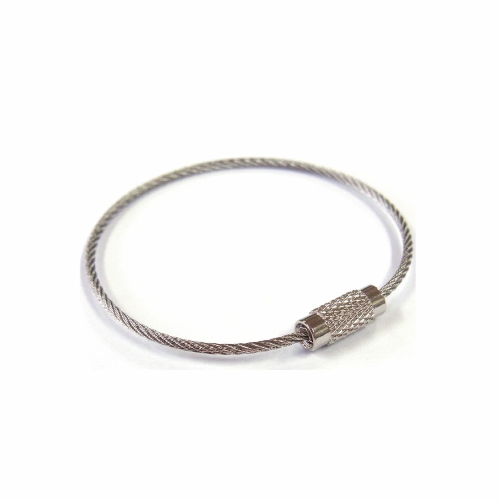 【送料無料】ニッサチェイン キーワイヤー 120mm 100個入 SKE-102