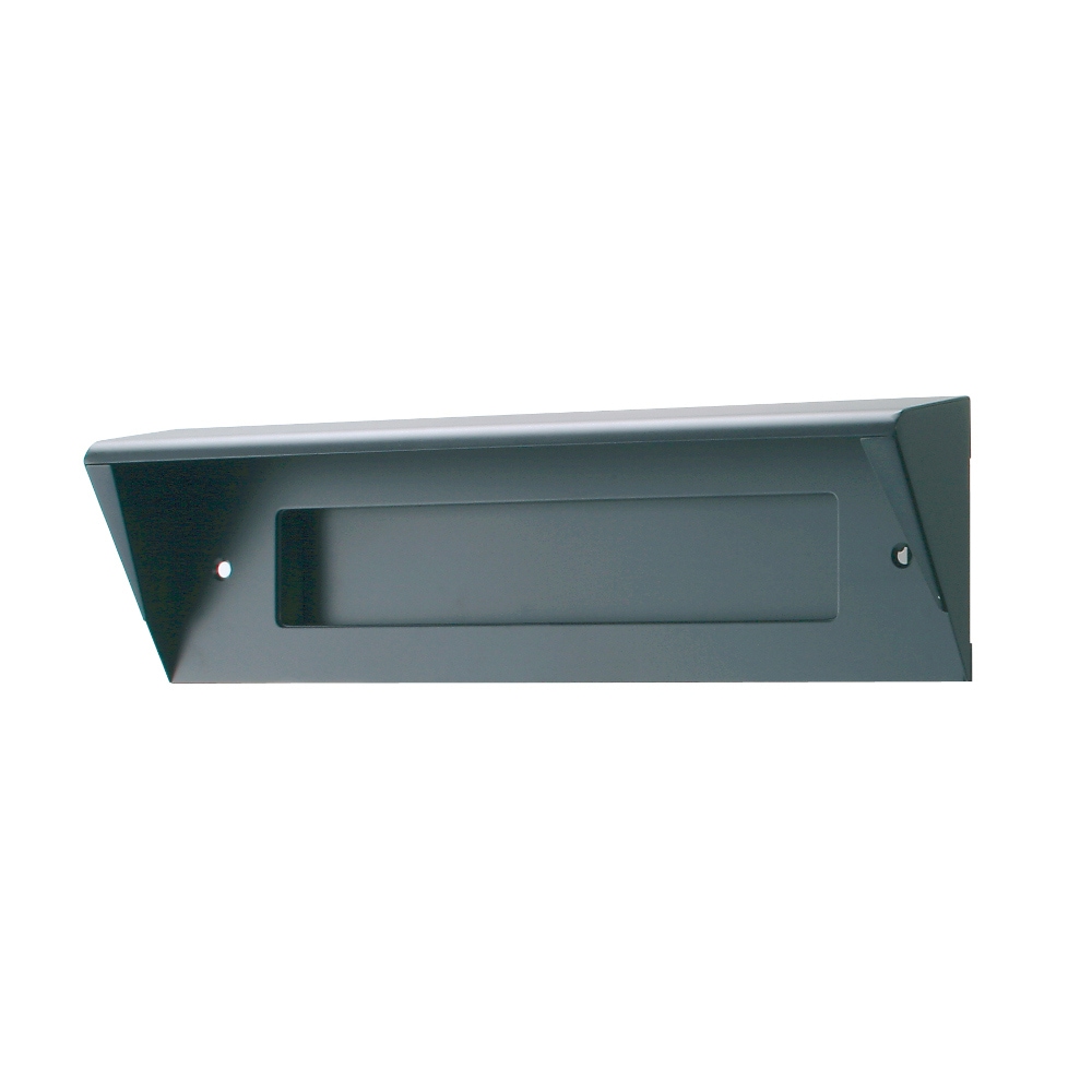 【送料無料】アイワ ステンレスシュート No.24 ワイドポスト受け口 黒