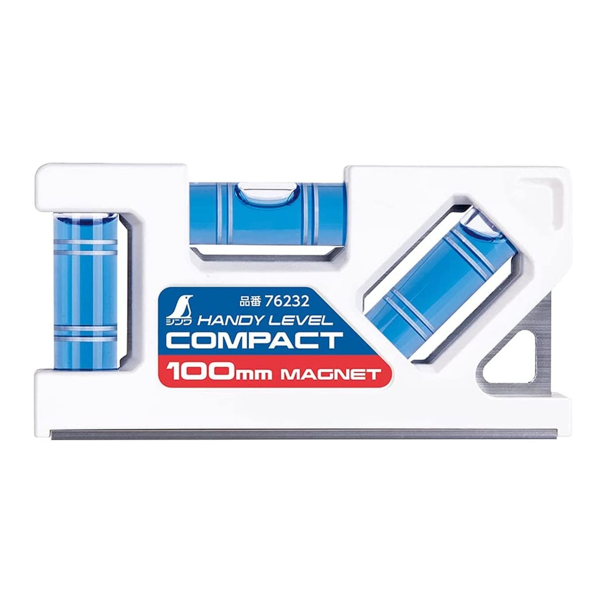 シンワ測定 ハンディレベルコンパクト マグネット付き 100mm 76232