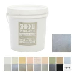 送料無料】漆喰うま～くヌレール 18kg さくら色 日本プラスター うまく