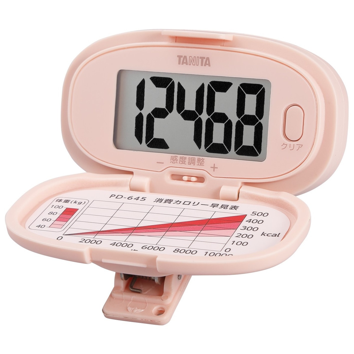 タニタ 歩数計 ピンク PD645PK