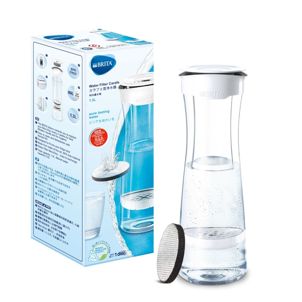 ブリタ BRITA カラフェ型浄水器 1.3L ホワイトグラファイト | 水廻り 