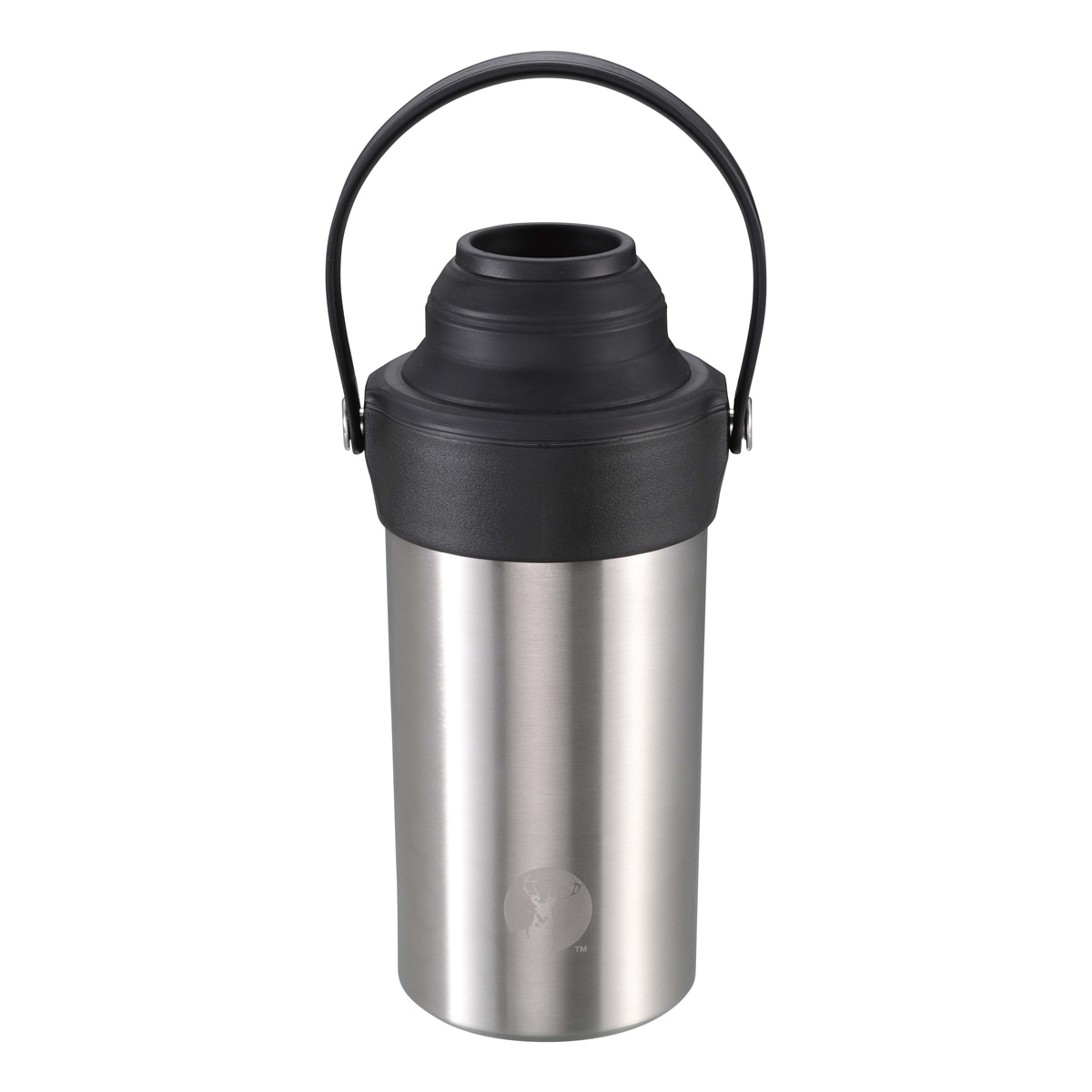 キャプテンスタッグ HDステンレスペットボトルホルダー 500ml～600ml シルバー UE-3541