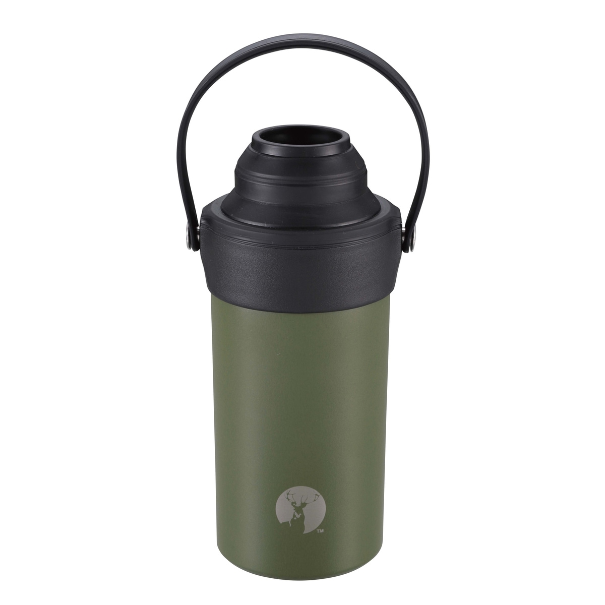 キャプテンスタッグ HDステンレスペットボトルホルダー 500ml～600ml オリーブドラブ UE-3543