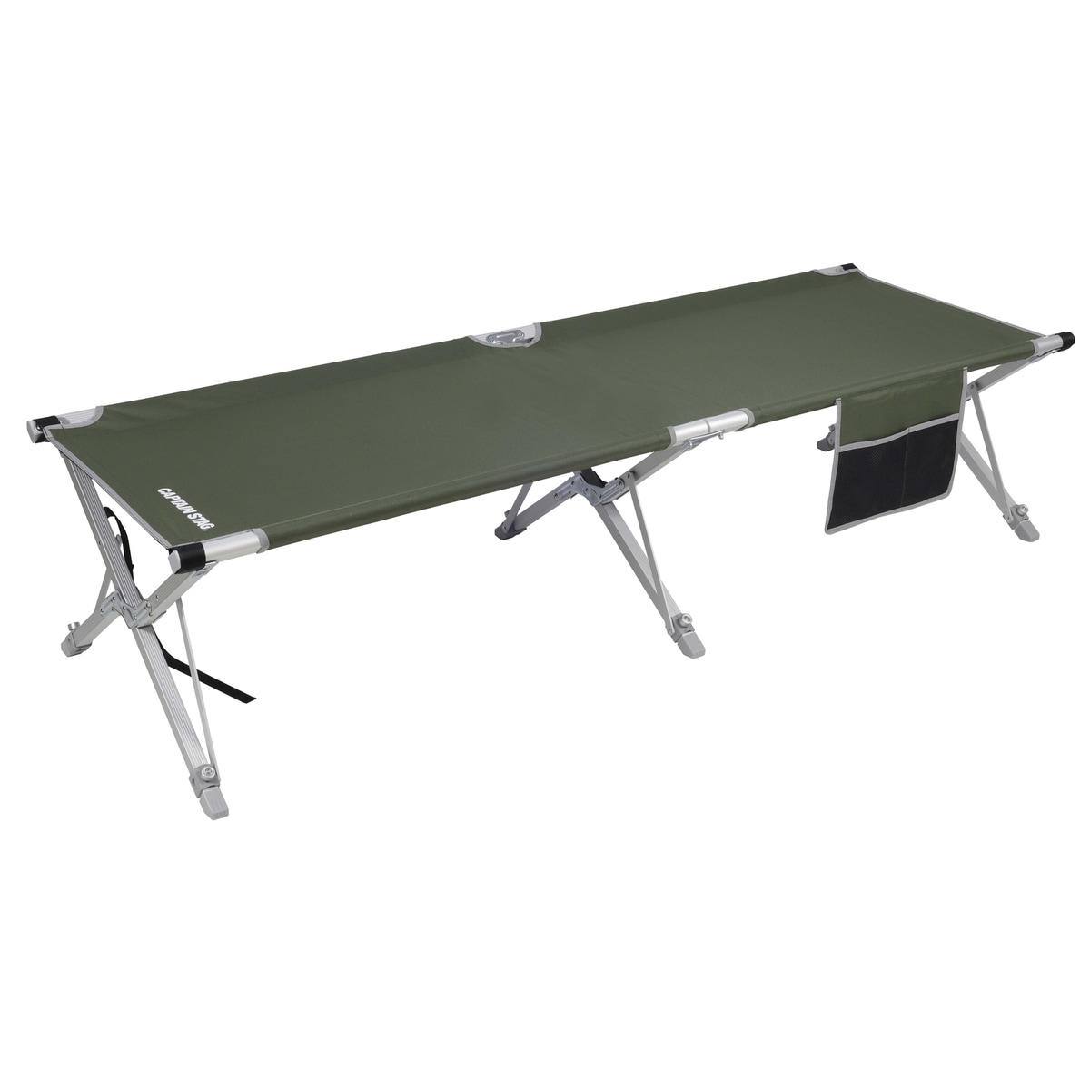【送料無料】キャプテンスタッグ 簡単フィールドGIベッド オリーブ UB-2009