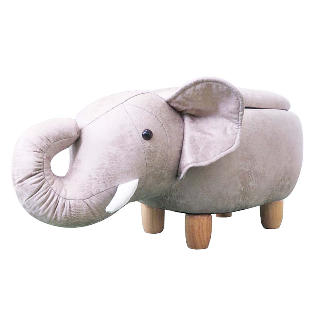 【送料無料】動物スツール 収納付 ゾウ アニマル チェア イス アークランズ