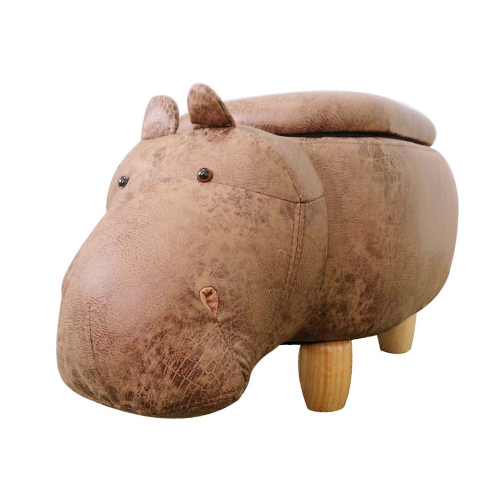 【送料無料】動物スツール 収納付 カバ アニマル チェア イス アークランズ