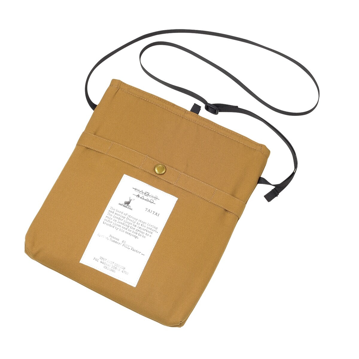 キャプテンスタッグ CF×TF クッカー＆クーラーサコッシュ ブラウンダッグ UL-2062