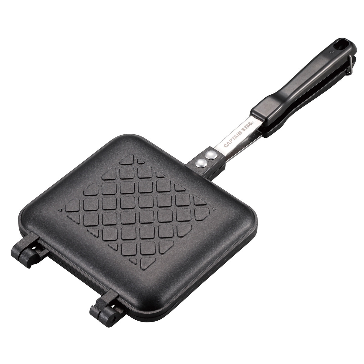 キャプテンスタッグ キャストアルミ ホットサンドトースター フラット UG-3086