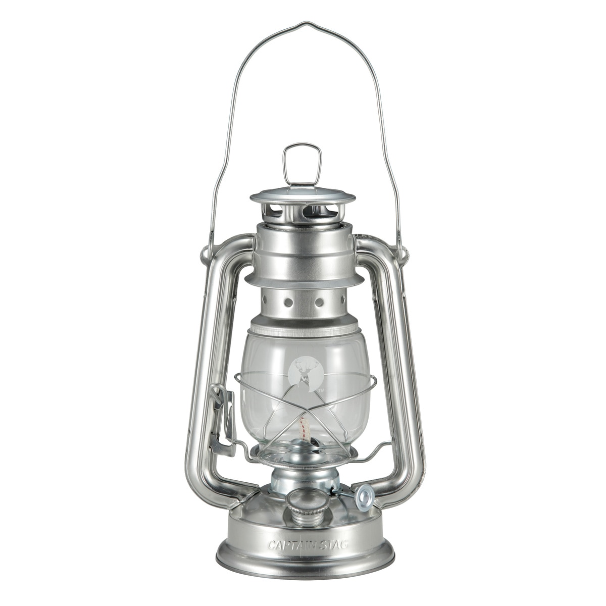 キャプテンスタッグ CS オイルランタン中 シルバー UK-512