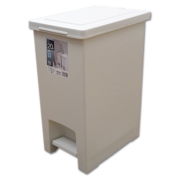抗菌ペダルペール 20L 抗菌ゴミ箱 ホワイト アークランズ
