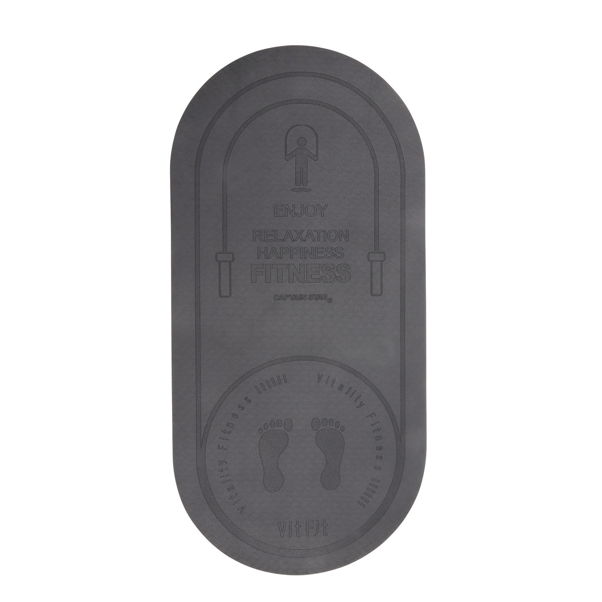 キャプテンスタッグ Vit Fit ジャンピングマット ブラック UR-927