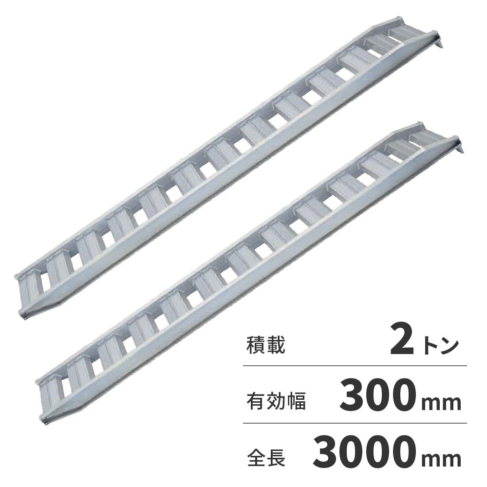 【送料無料】【法人限定】日軽金アクト アルミブリッジ 2本1セット PXブリッジ（アングルフックタイプ） PX20-300-30 【メーカー直送・代引不可・置配不可・配送地域限定】