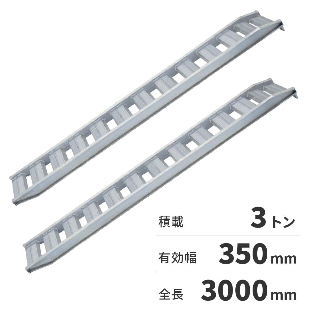 【送料無料】【法人限定】日軽金アクト アルミブリッジ 2本1セット PXブリッジ（アングルフックタイプ） PX30-300-35 【メーカー直送・代引不可・置配不可・配送地域限定】