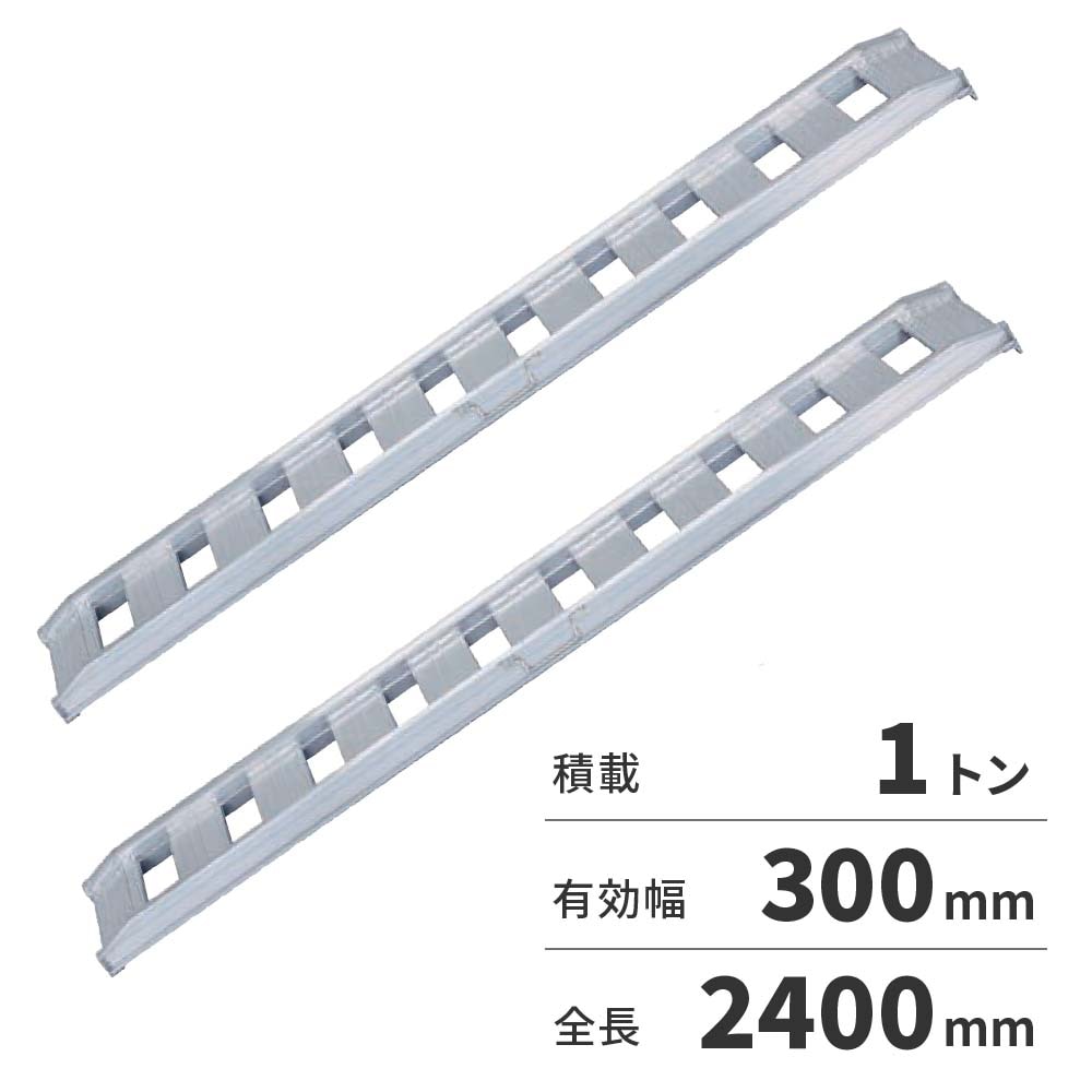 【送料無料】【法人限定】日軽金アクト アルミブリッジ 2本1セット（標準型）アングルフックタイプ 10-C8-30 【メーカー直送・代引不可・置配不可・配送地域限定】