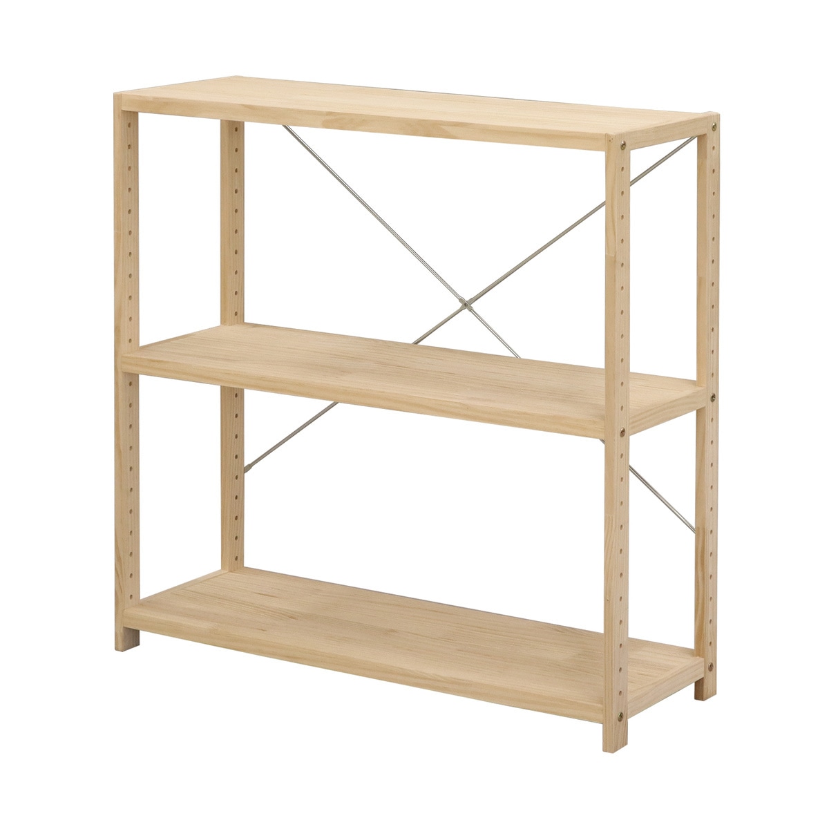 送料無料】エイ・アイ・エス パインラック4段40 幅42.5×高さ121.4cm