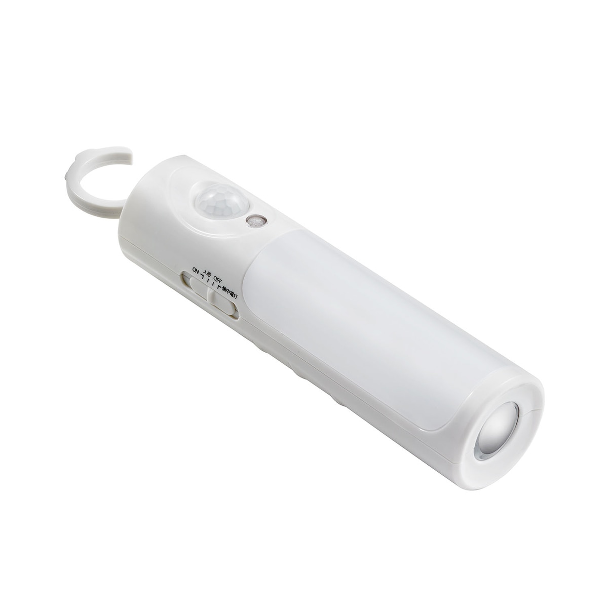 朝日電器 エルパ LEDナイトライト 明暗・人感センサー搭載 乾電池式 懐中電灯タイプ PM-L256