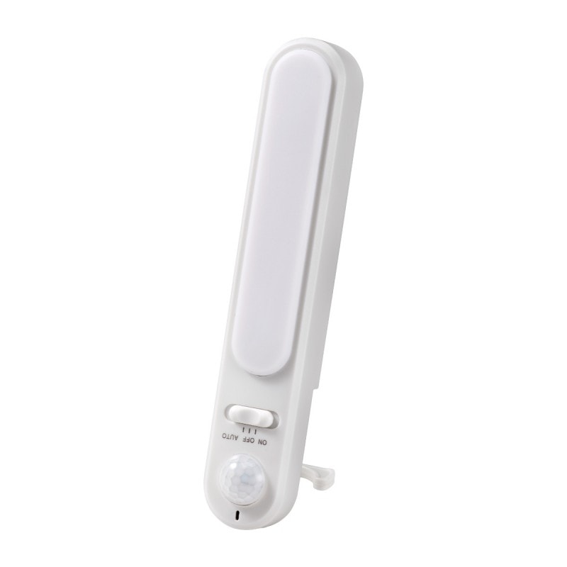 朝日電器 エルパ LEDナイトライト 人感センサー搭載 乾電池式 マグネット PM-L261