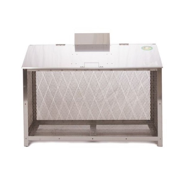 【送料無料】ステンレス光 オールステンレス製ゴミBOX ワンニャンカア  BH-120 ダストボックス 【メーカー直送・代引不可・置配不可・配送地域限定】