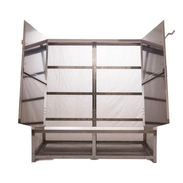 【送料無料】ステンレス光 オールステンレス製ゴミBOX ワンニャンカア  N-150 ダストボックス 【メーカー直送・代引不可・置配不可・配送地域限定】