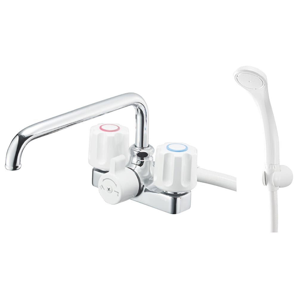 送料無料】サンエイ SANEI シングルワンホールスプレー分岐混合栓