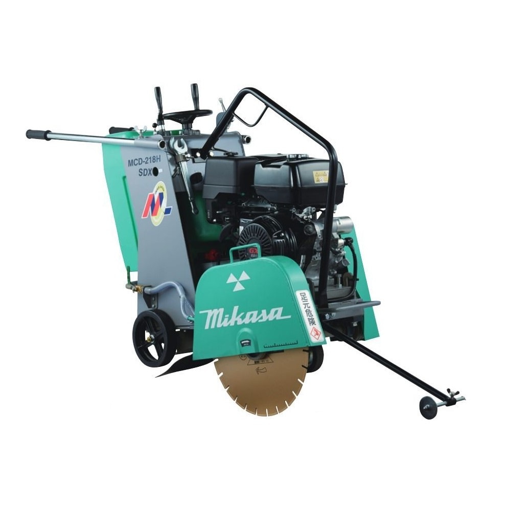 【送料無料】【法人限定】三笠産業 コンクリートカッター MCD-218HSDX 【メーカー直送・代引不可・置配不可】
