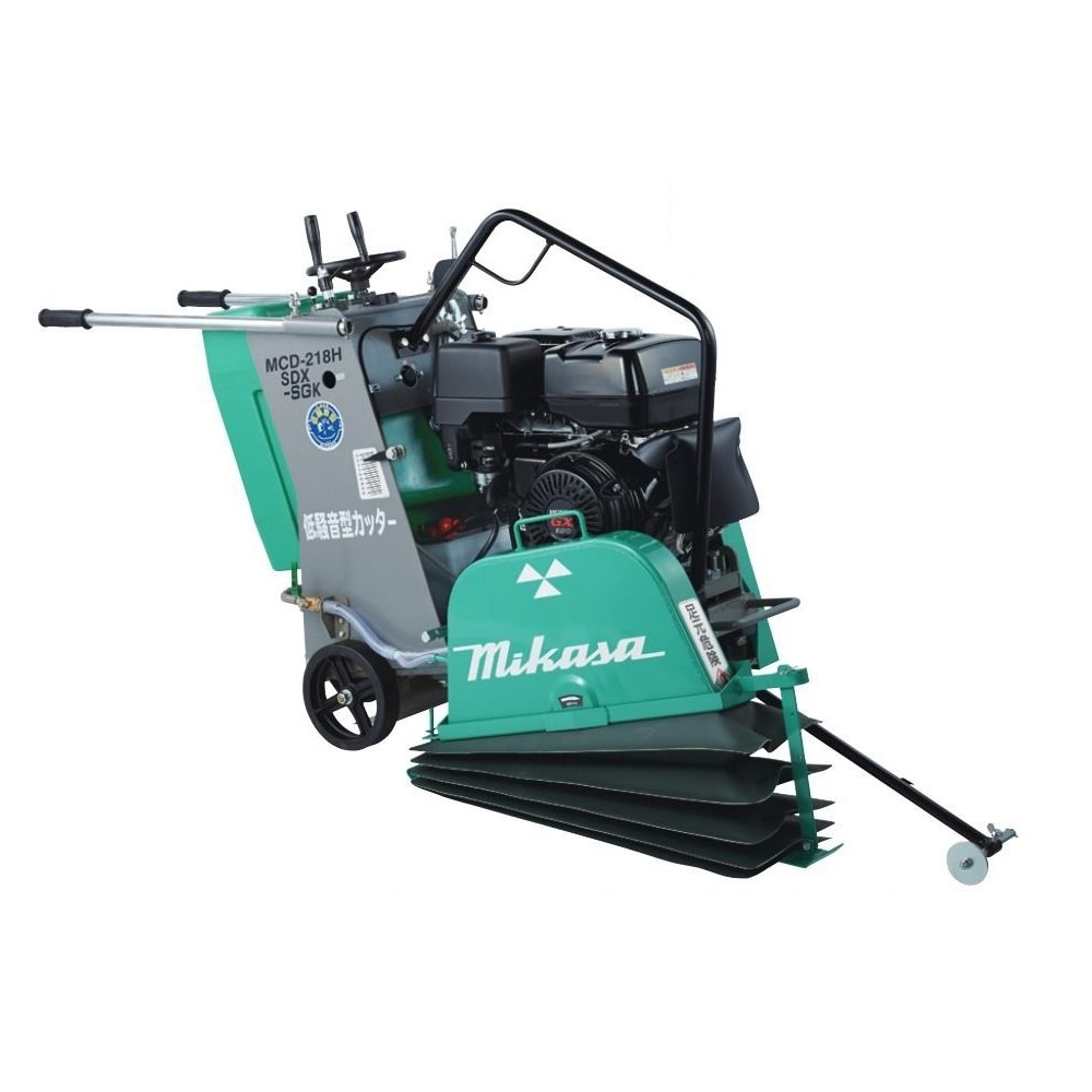 【送料無料】【法人限定】三笠産業 低騒音型コンクリートカッター MCD-218HSDX-SGK 【メーカー直送・代引不可・置配不可】