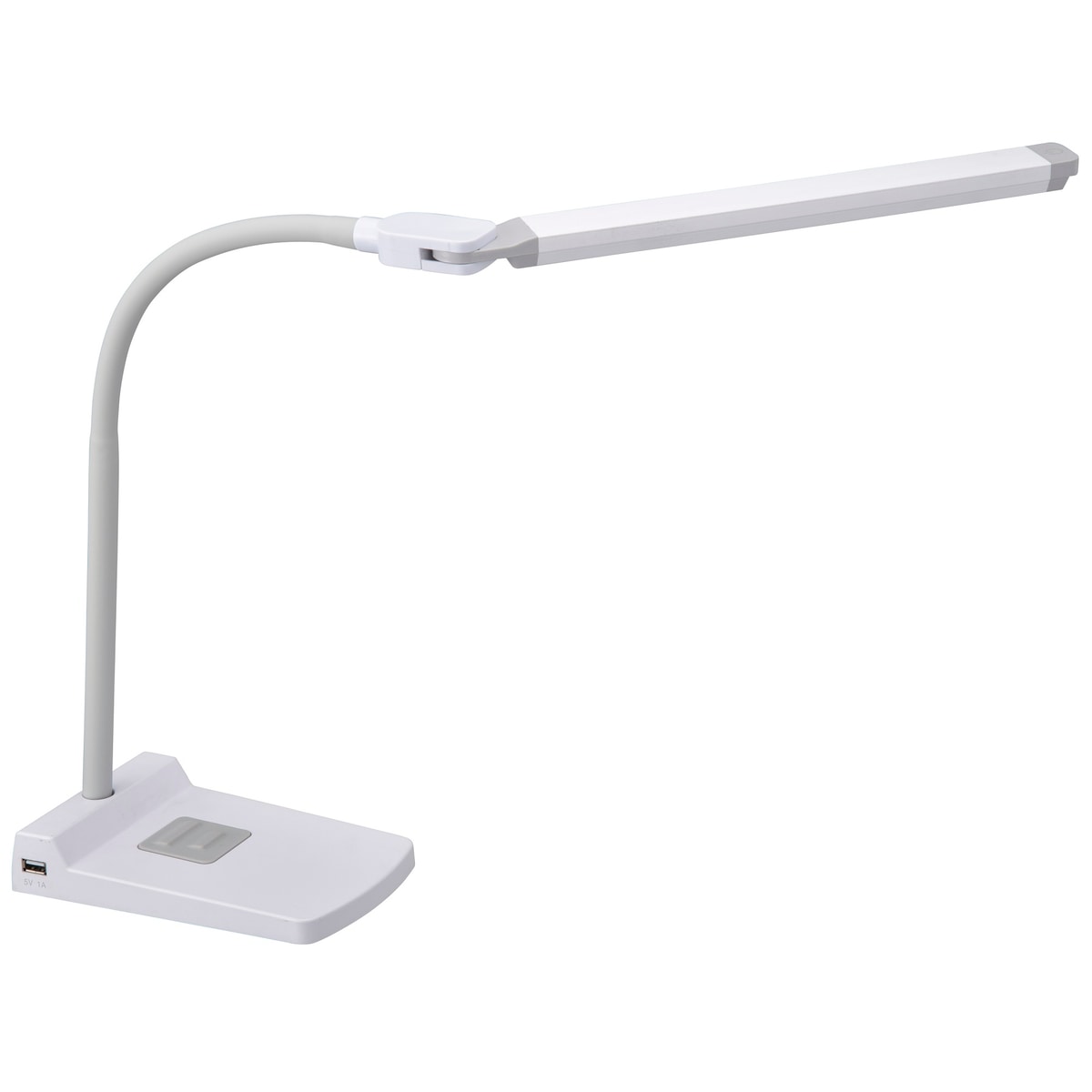 オーム電機 LEDデスクランプ ホワイト DS-LS36C-W