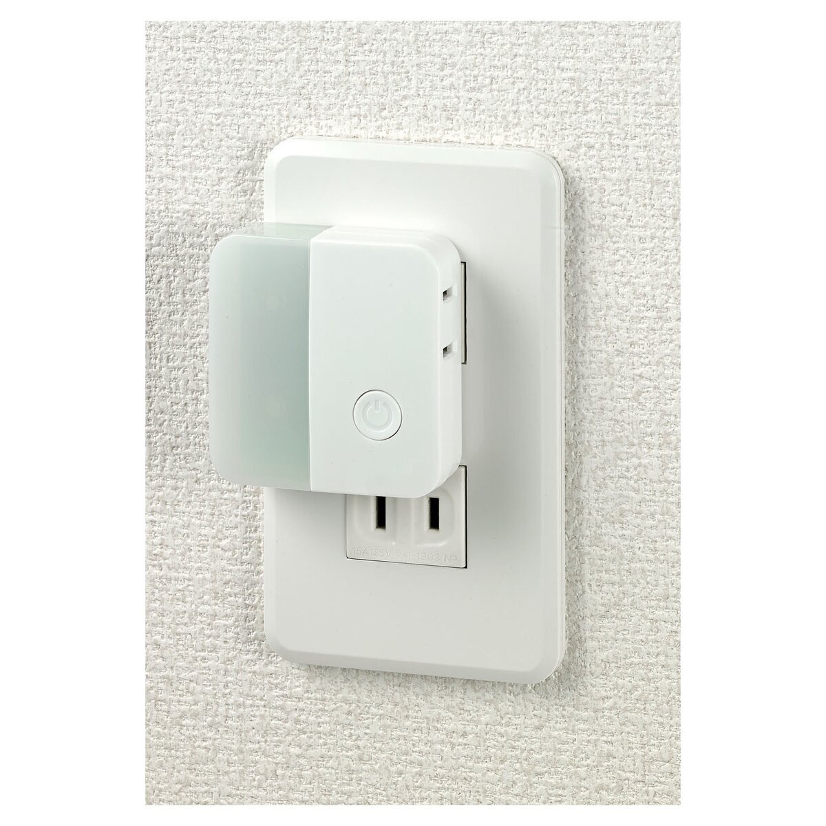 朝日電器 エルパ LEDナイトライト スイッチ付 コンセント式 PM-LC101W