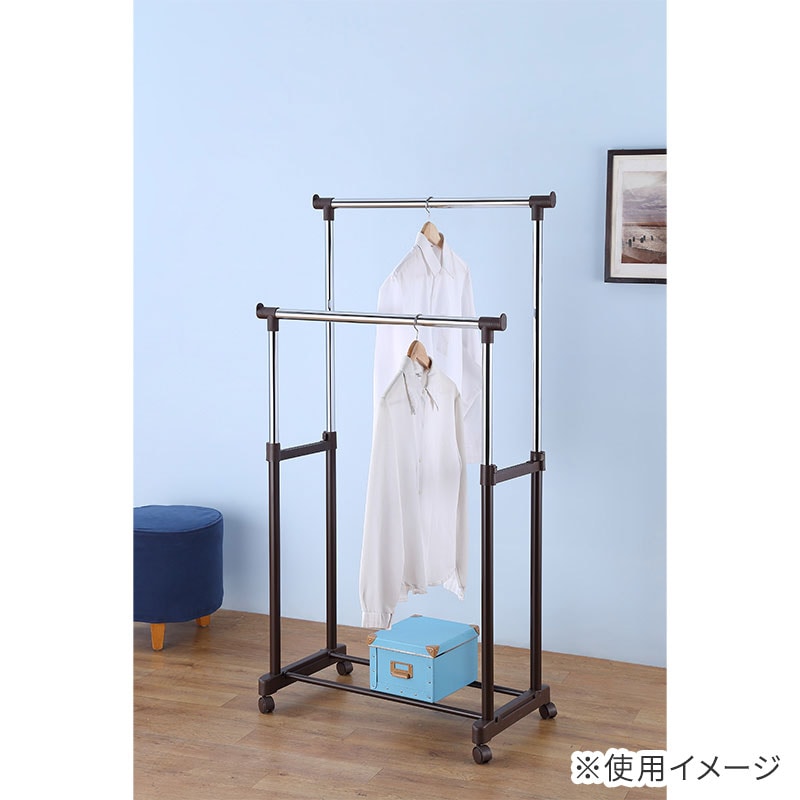 【匿名発送】カントリー♡ ハンガーラック♪ Amazon｜サニーポイント ハンガーラック プロ シングル (白 +