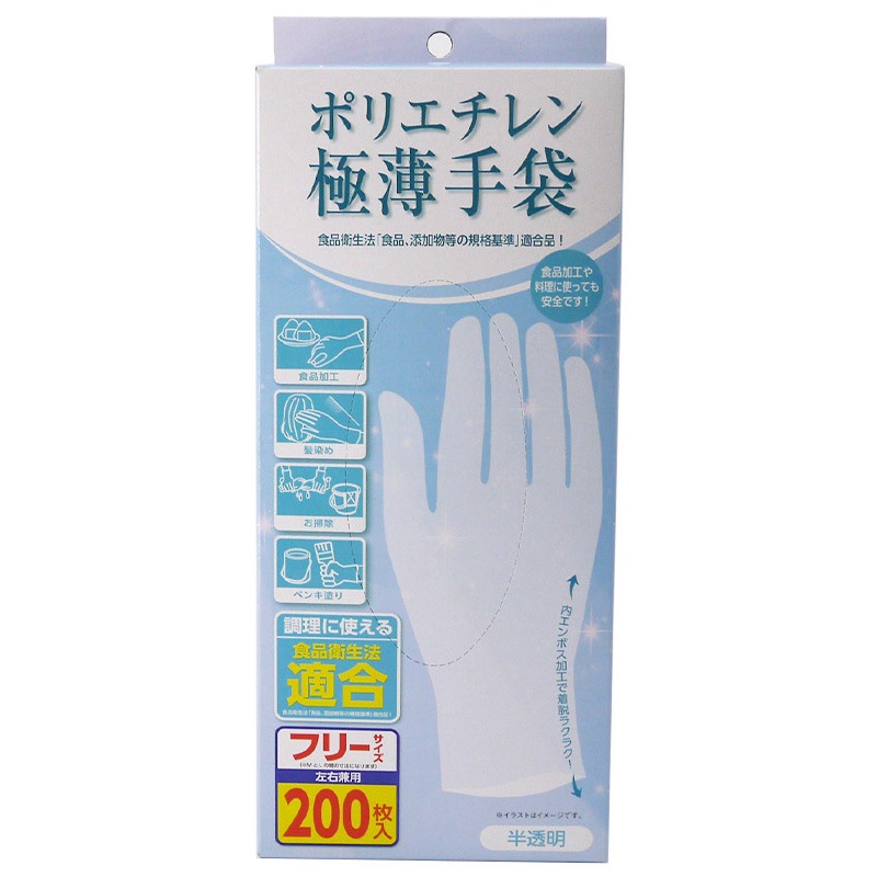 ハンドグリップ 青色と透明