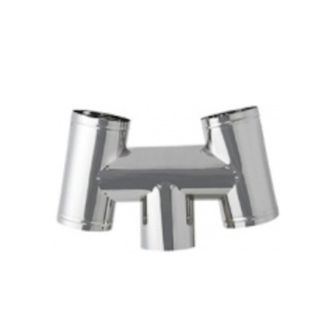 径150mm Ｈ笠煙突 2個 ホンマ製作所 ステンレス煙突 ハゼ折りシングル H笠 φ110mm | 家電