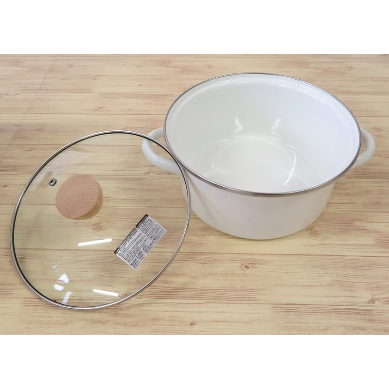 ホーロー両手鍋 20cm アークランズ | キッチン・調理器具,調理器具