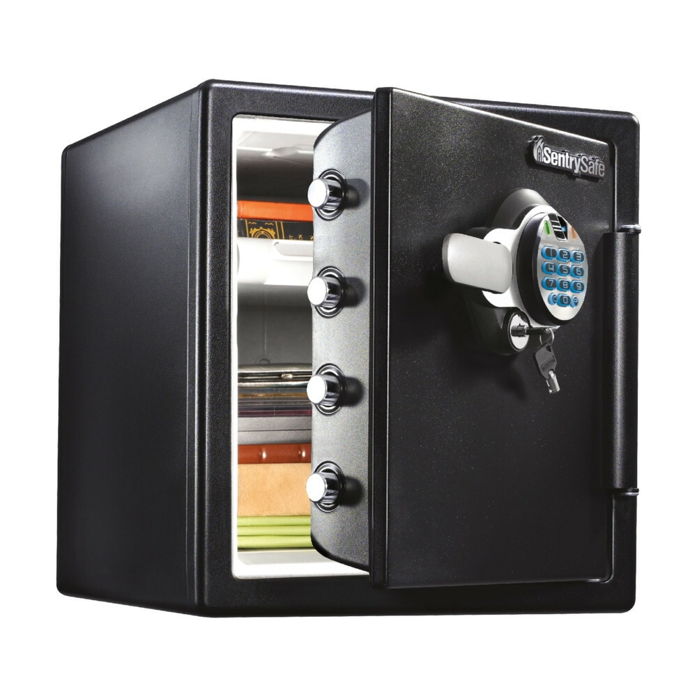 【送料無料】セントリー SENTRY 指紋認証型テンキー式 1時間耐火耐水金庫 JFW123BTL 【搬入サービス】 【メーカー直送・代引不可・置配不可】