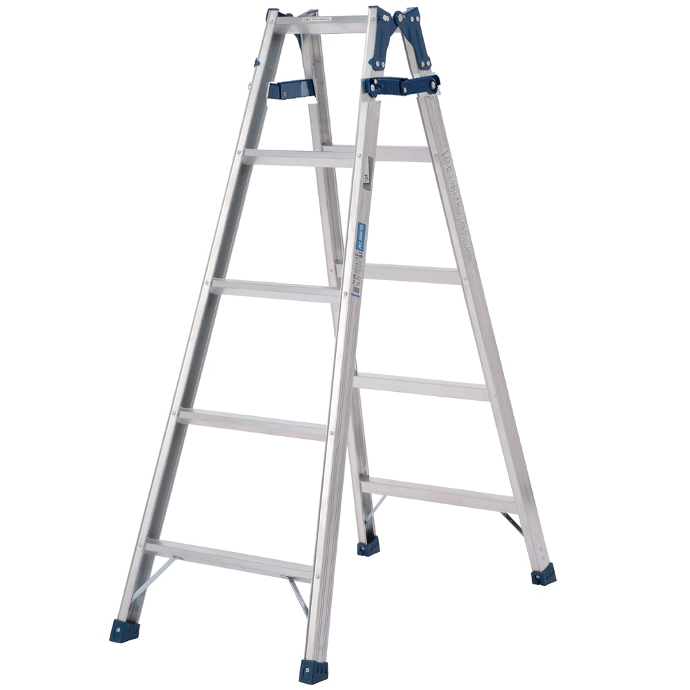 【送料無料】アルインコ アルミはしご兼用脚立5尺 MXA150W ステップ幅広 【メーカー直送・代引不可・置配不可】