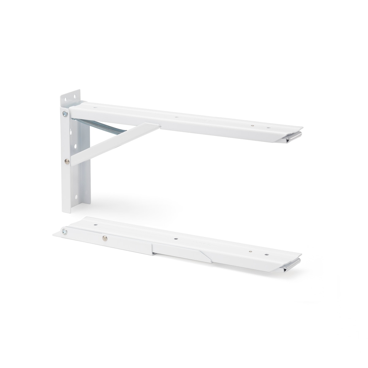 【送料無料】田邉金属工業所 TANNER 大型  折り畳み式棚受 ジャンボ45 2本1組 B-45 シロ 45cm