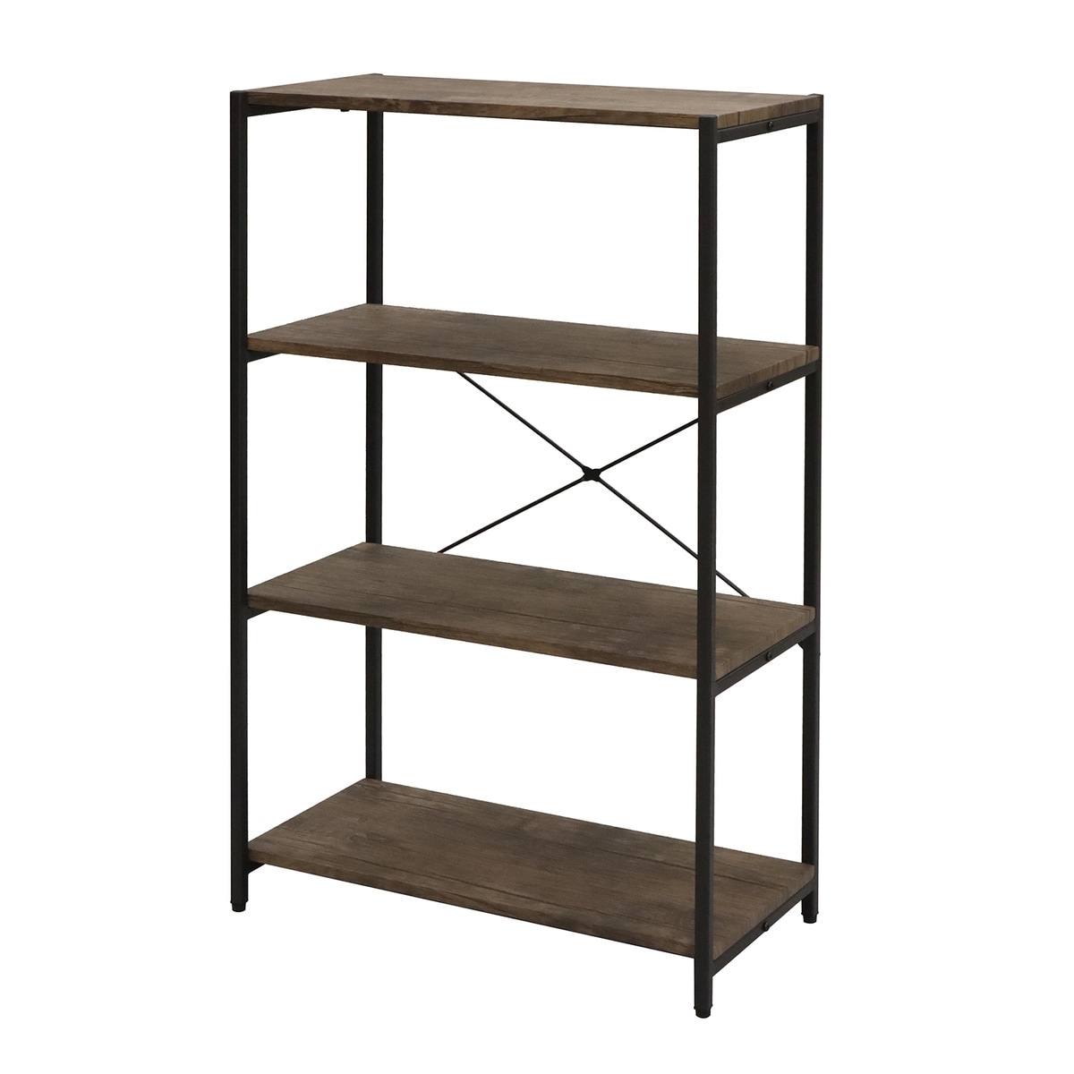 【送料無料】エイ・アイ・エス バルネ 4段ラック BRN-02RK BR 【メーカー直送・代引不可・置配不可】