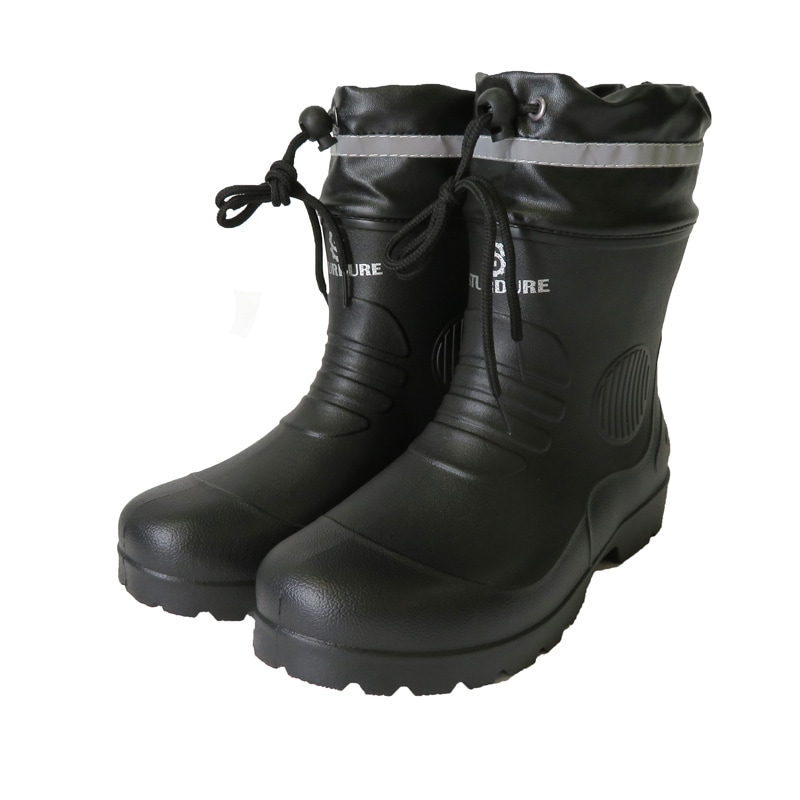 出品8/31まで【ロランス】ショートブーツ(25cm) もっと軽くなった超軽量長靴 ショートブーツ Mサイズ 25cm アーク