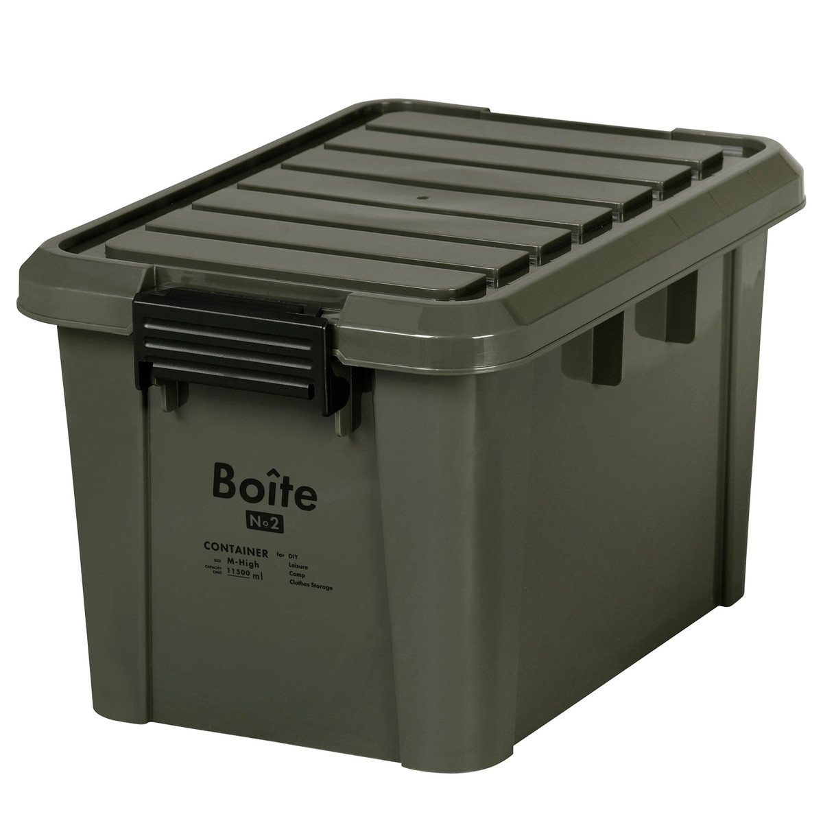 グリーンパル BoiteコンテナM ロー カーキ MA-4001 | 工具,工具箱