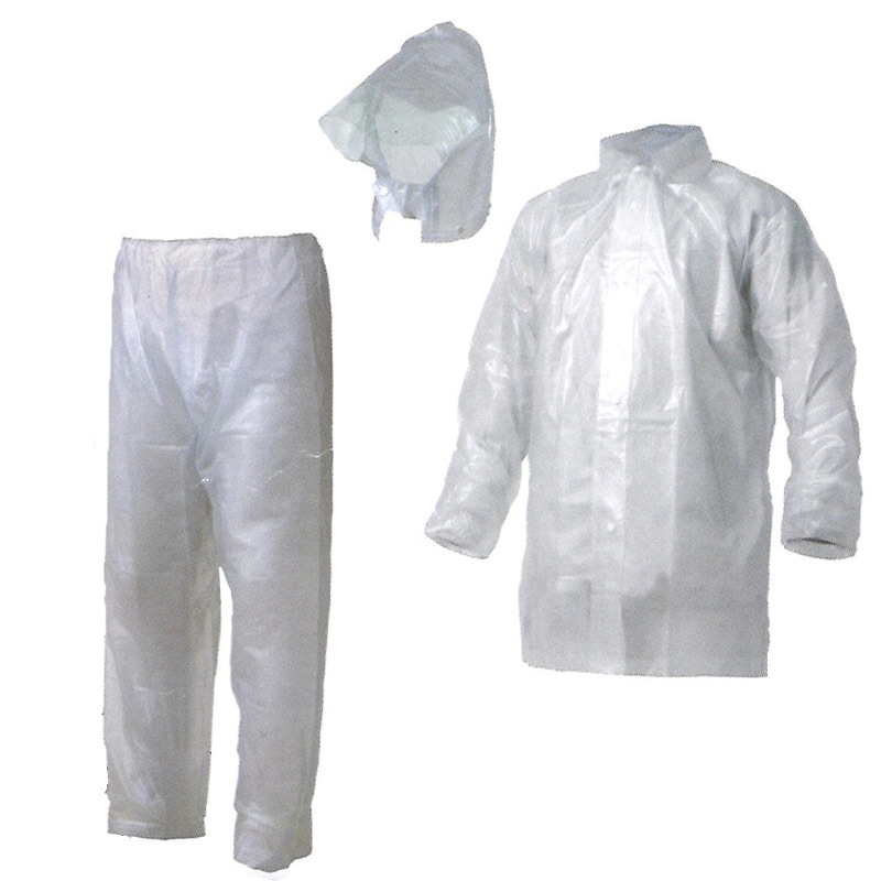 ビニールレインスーツ 上下セット 雨具 Mサイズ アークランズ | 作業