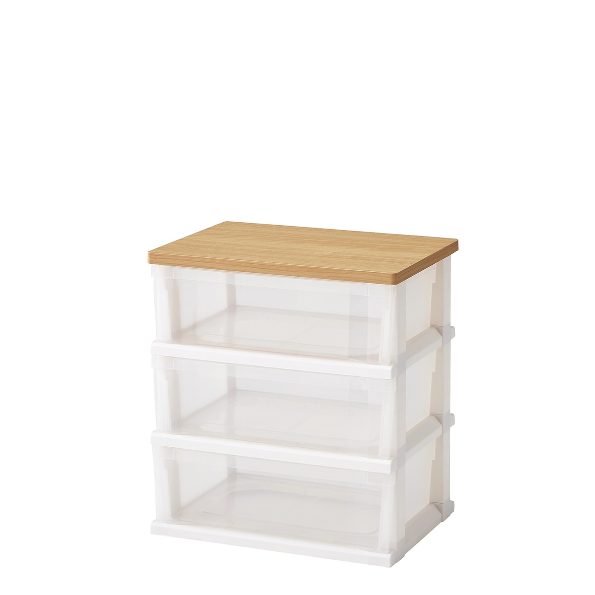 送料無料】天馬 組立式木製天板ストッカー 3段キャスター付 | 収納