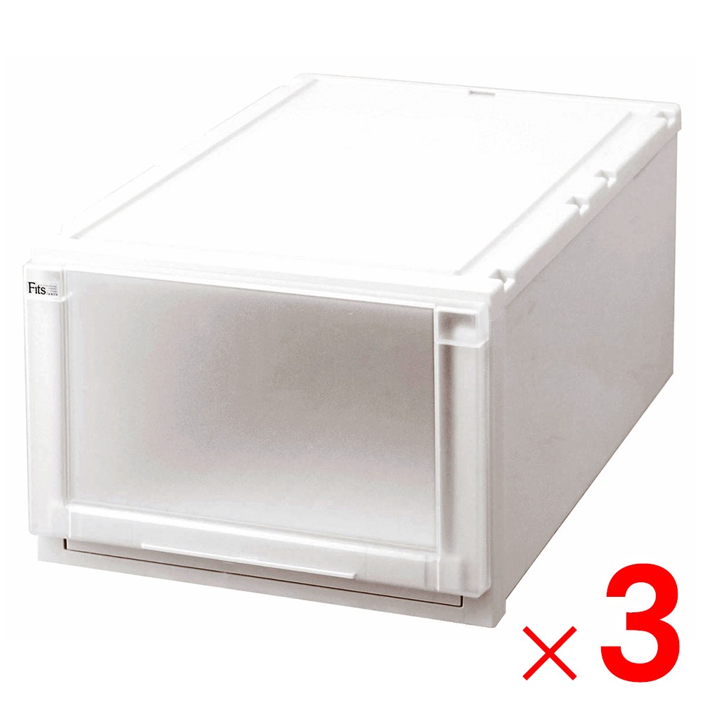 送料無料】天馬 フィッツユニットケース4530 WH ホワイト ×3個 ケース