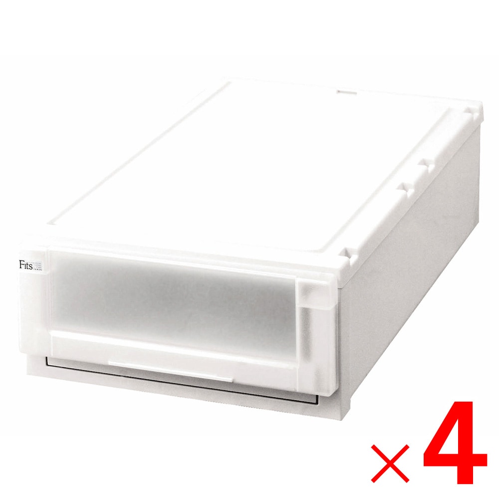 送料無料】天馬 フィッツユニットケース4530 WH ホワイト ×3個 ケース