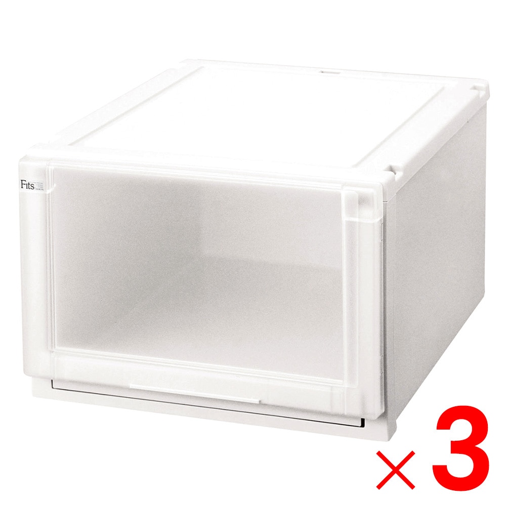 送料無料】天馬 フィッツユニットケース4530 WH ホワイト ×3個 ケース