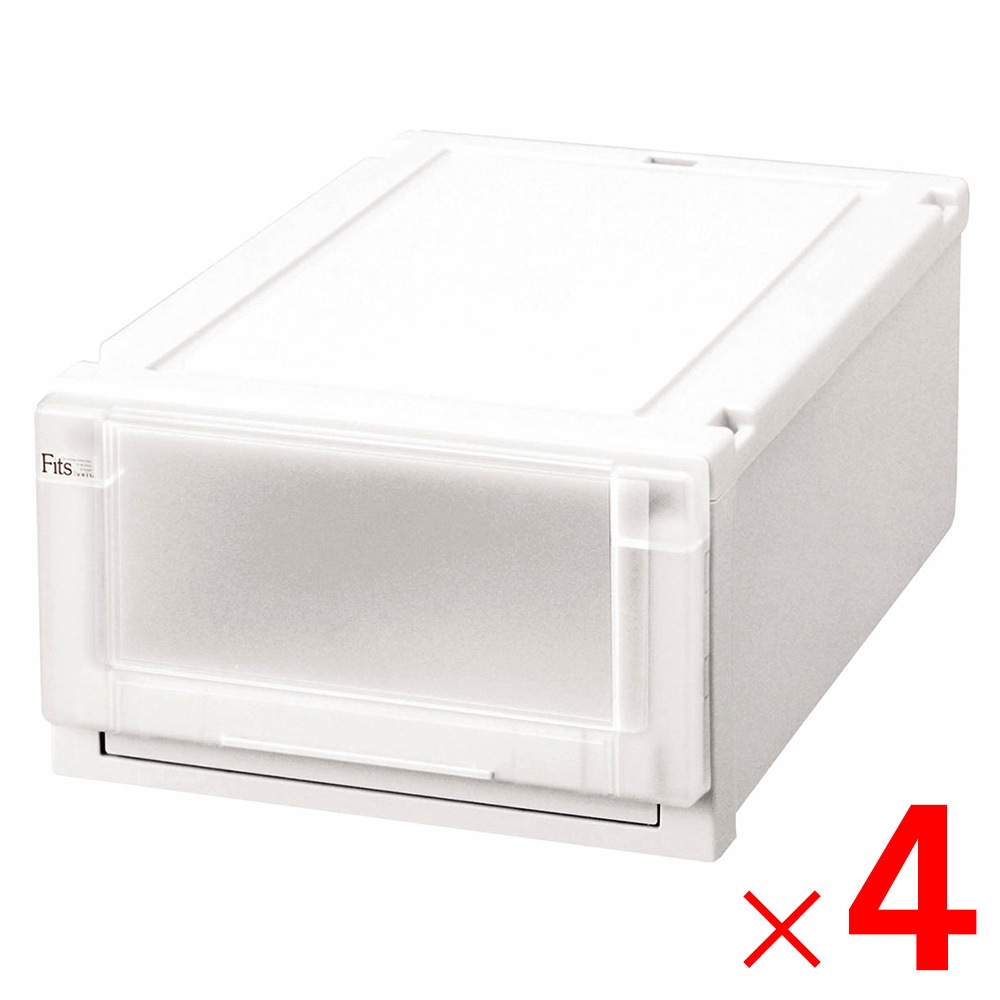 送料無料】天馬 フィッツユニットケース4530 WH ホワイト ×3個 ケース