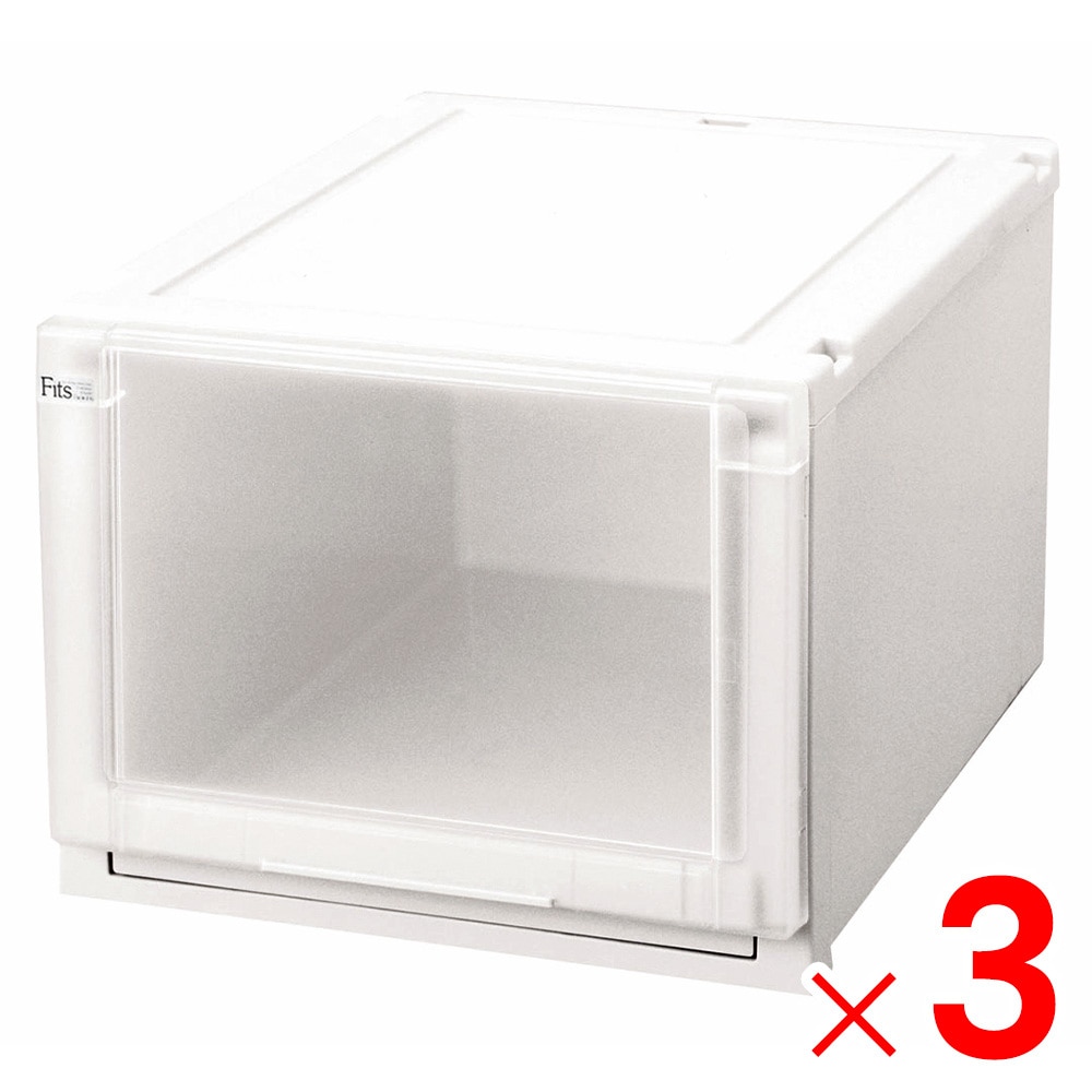 【送料無料】天馬 フィッツユニットケース4030 WH ホワイト ×3個 ケース販売