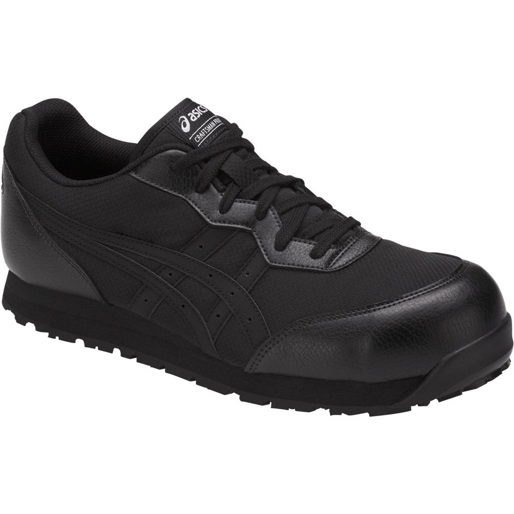 安全靴　ASICS WINJOB CP112 ブラック 25.0 ウィンジョブ ASICS CP112 001 ブラック×ホワイト アシックス
