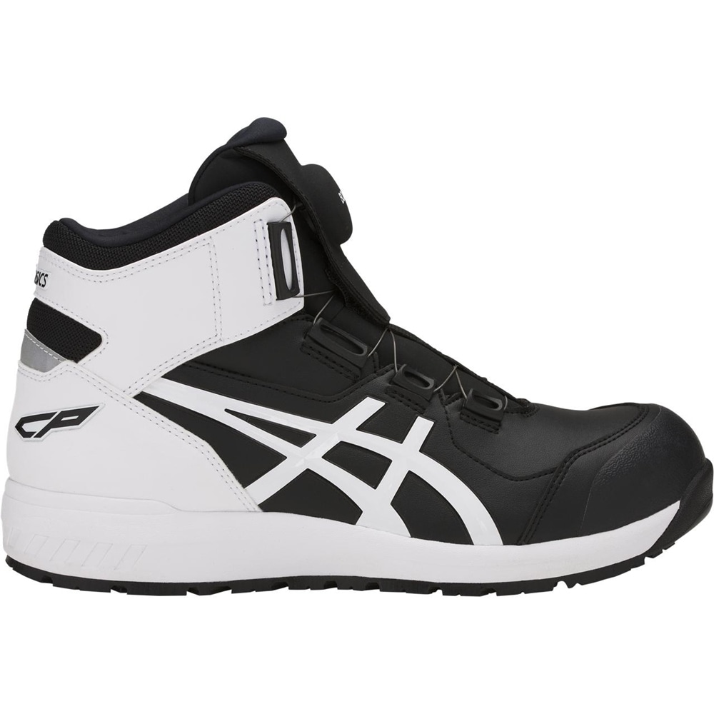 【新品タグ付】asics 安全靴 CP304 BOA ブラックエディション 25 ASICS 安全靴 アシックス ハイカット ウィンジョブ CP304 Boa